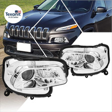 Projector of Headlights Assembly Compatible with 14-18 Jeep Cherokee  Headlamps