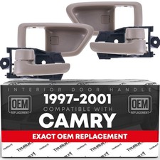Interior Front/Rear Driver  Passenger Door Handle 2-Piece Set - Compatible w...