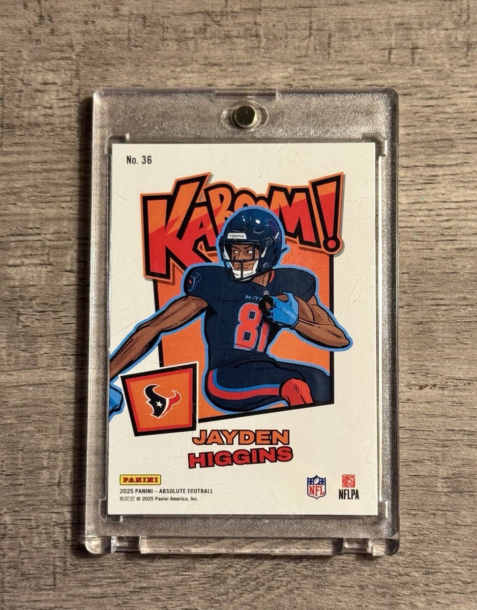 2025 Absolute Football - Jayden Higgins- Kaboom Case Hit SSP