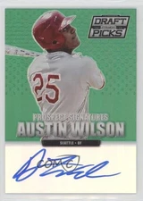2013 Prizm Perennial Draft Picks Prospect Signatures Green Austin Wilson #2 Auto