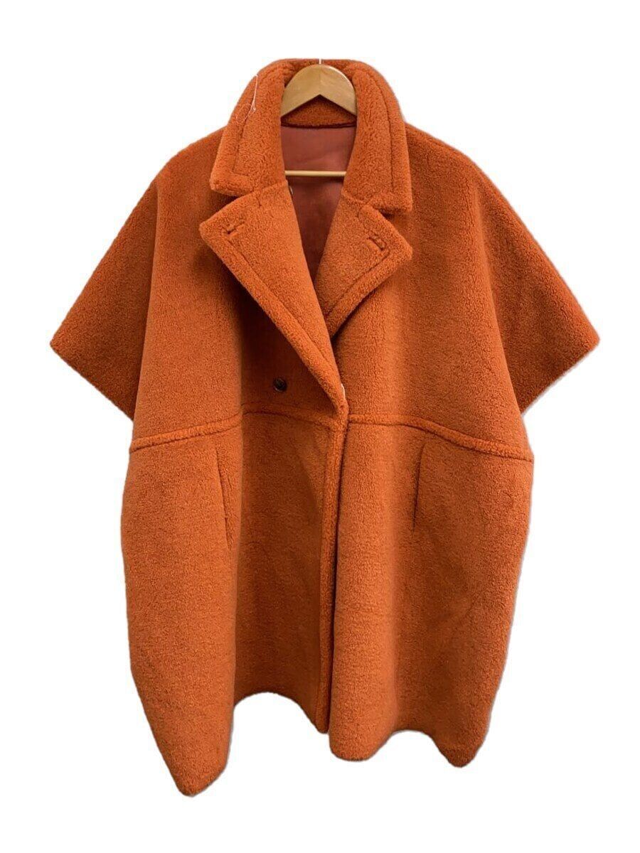 B STONE OTHER REVERSIBLE BOA PONCHO COAT FREE POLYESTER B STONE OTHER REVERSIBLE BOA PONCHO COAT FREE POLYESTER