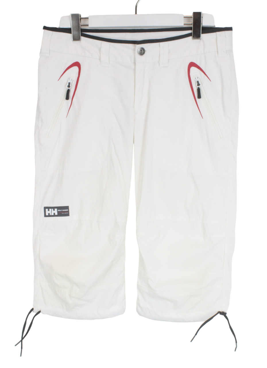 HELLY HANSEN Hydropower Pro Series Shorts Uomo W32 Trekking Con Zip Bianco
