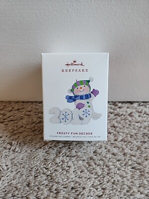 HALLMARK KEEPSAKE 2012 ORNAMENT FROSTY FUN DECADE 3rd IN THE SERIES NIB