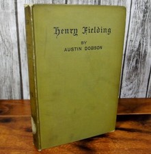 Henry Fielding (English Men of Letters) by Austin Dobson Vintage 1902 Book