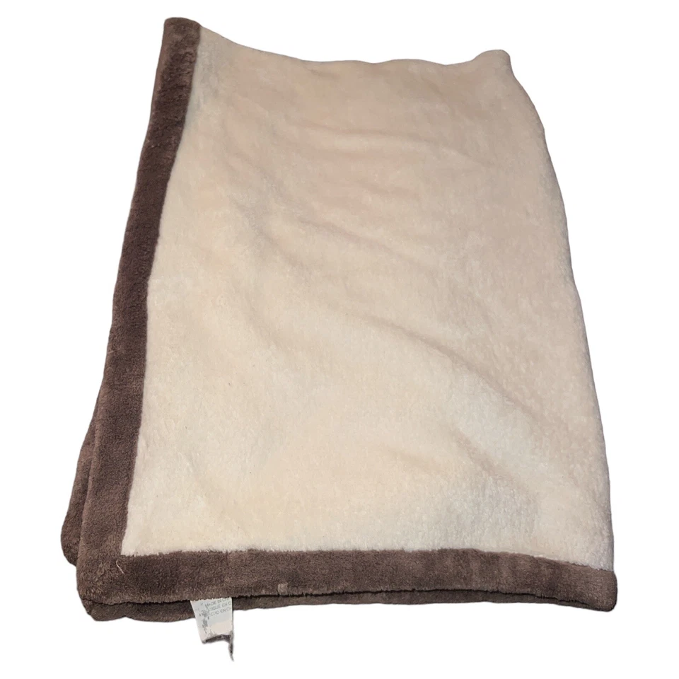 Cobertor de bebê Kidsline Winnie The Pooh pelúcia lã creme marrom leitão - Imagem 4 de 4