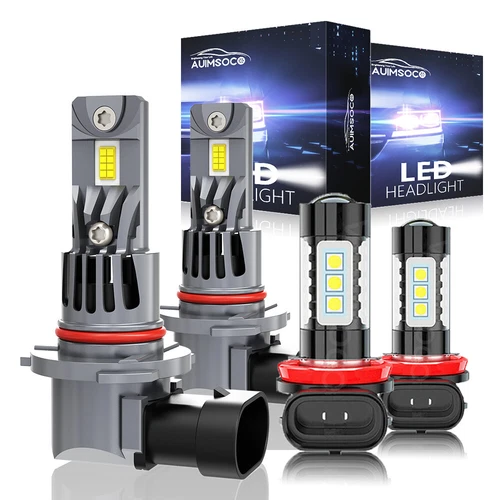 For Dodge Dart 2013-2015 WHITE LED Headlights High/Lo Beam Fog Light Bulbs Combo - Picture 1 of 11