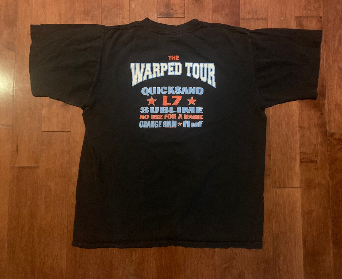 1995 Vintage Vans Warped Tour T-Shirt Men's Large L7 Sublime | eBay