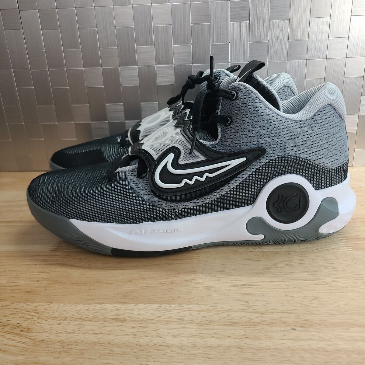 Nike Men KD Trey 5 X Size 14 Grey White Black Basketball Nike Men KD Trey 5 X Size 14 Grey White Black Basketball