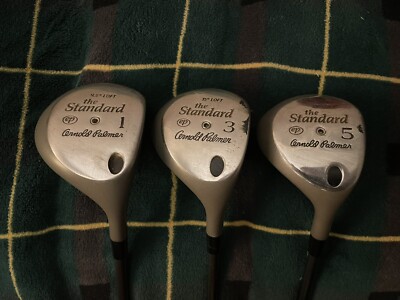 Arnold Palmer The Standard 1, 3, 5 Woods Golf Club Set w/Covers