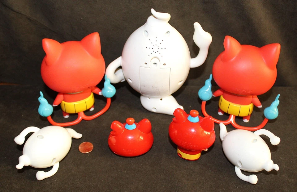 Yokai YO-KAI Toy Lot: JIBANYAN Komasan WHISPER: Plush, Talking, Light Up - Image 3 of 4