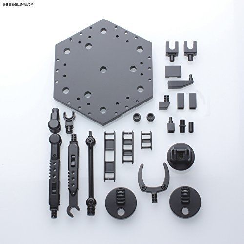 BANDAI ACTION BASE 5 BLACK Model Kit Display Stand NEW from Japan - Picture 3 of 4