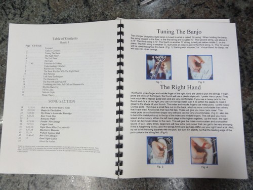 Virtual Band Banjo 4 Books and 5 CDS Bluegrass Banjo Method - Foto 6 di 21