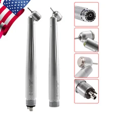 Dental 45° 45 Degree Surgical High Speed Handpiece Led E-generator Push 2/4Hole