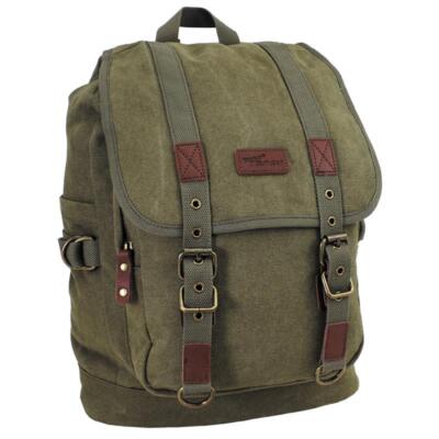 Backpack canvas PT olive backpack weekender pure trash outdoor hiking