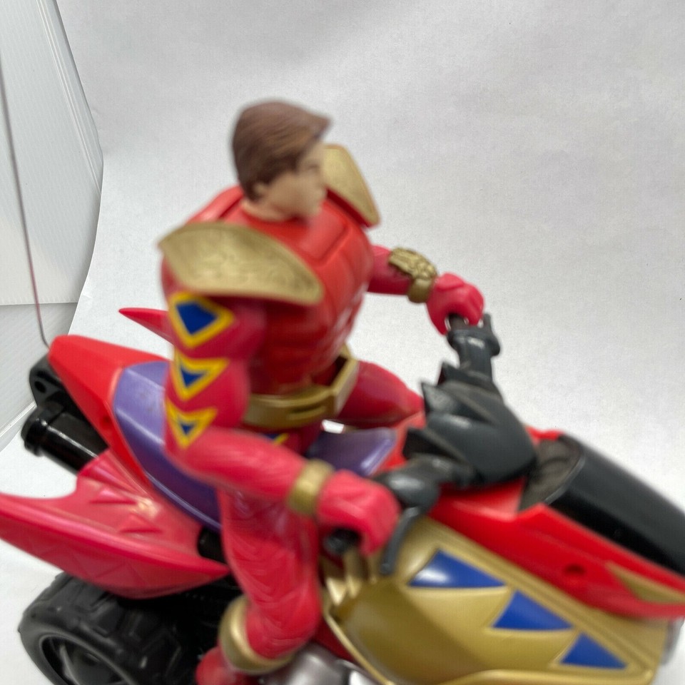 Power Rangers Remote Control Vehicle 4 Wheeler Head Flip Red Ranger ...