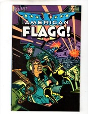 First Comics American Flagg Volume 1 Book #6 VF+ 1984