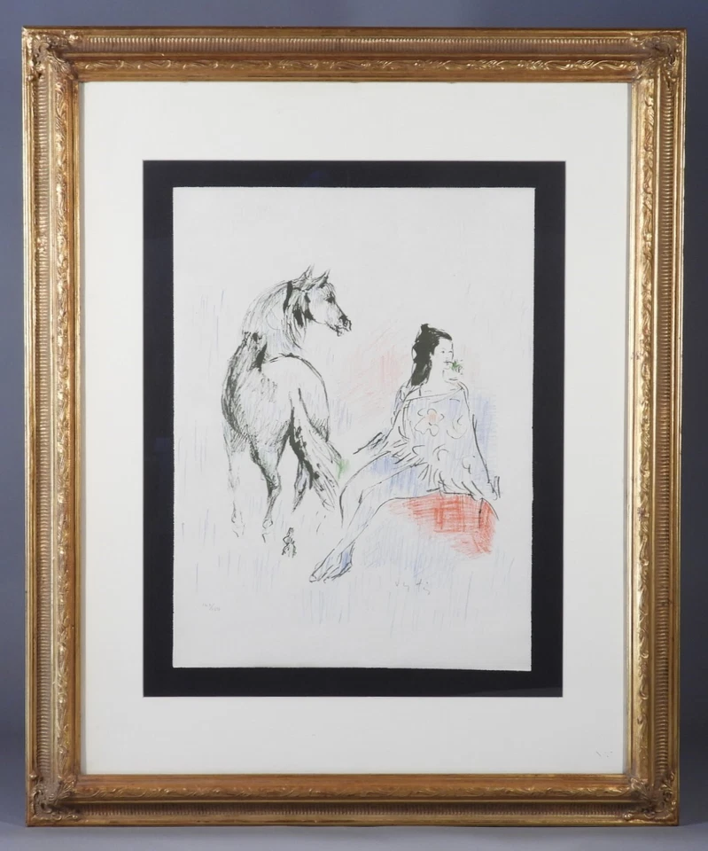 Marcel Vertes Le Cirque Lithograph Titled Rivalite Limited Ed. 169/ 250 - Image 2 of 4