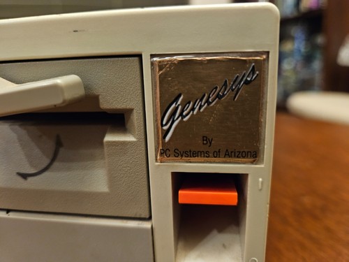 VINTAGE Genesys by PC Systems of AZ Turbo 286 PC Computer Untested Power's On! - Picture 2 of 14