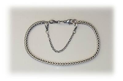 925 Sterling Silver Double SAFETY CHAIN ONLY Trollbead Bracelet Troll Beads  UK