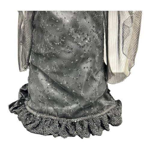 Large Freestanding Ceramic & Cloth Witch Wayne Kleski Type Halloween - 24" - Picture 4 of 8