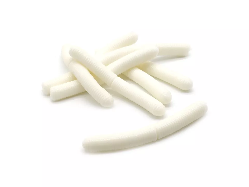 Forellen gummiköder Set 48St. Trout Worm 65mm, Forellenköder Wurm, Gummiwurm - Bild 4 von 4