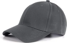 Zylioo XXL High Crown Baseball Cap,Oversized Structured Dad XX-Large, Gray 