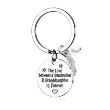 Grandmother Granddaughter Love Key Chain Beautiful