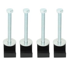 Truck Tool Box Mounting Kit Aluminum Tie Downs J-hook Pickup Universal Set Of 4