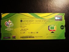 WC TICKET BRAZIL - GHANA 27.06.2006 GAME 55