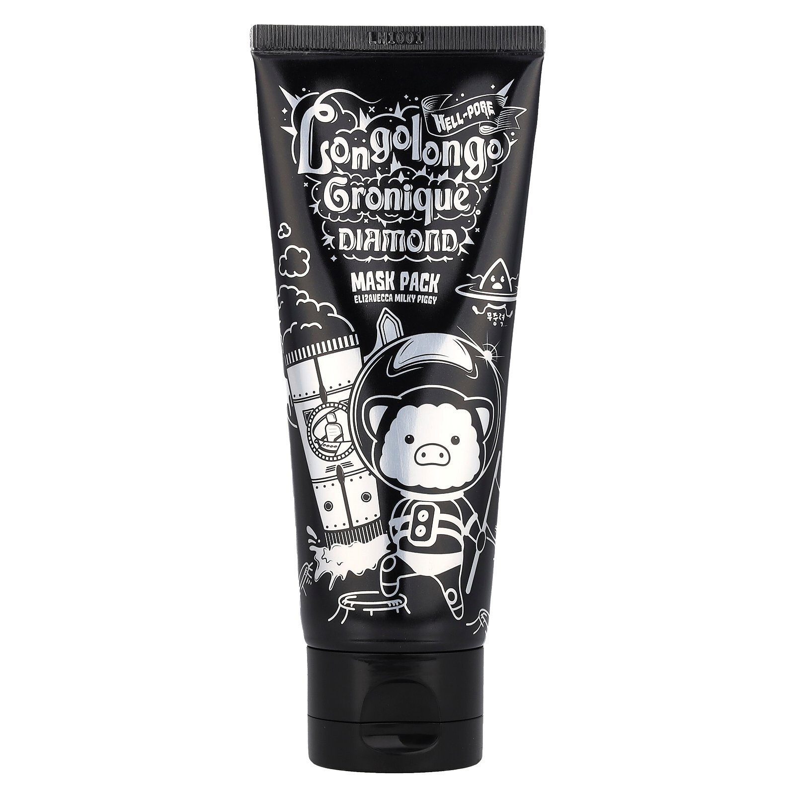 Milky Piggy, маска для лица Hell-Pore Longolongo Gronique Diamond Beauty Mask, 3,38 жидких унции