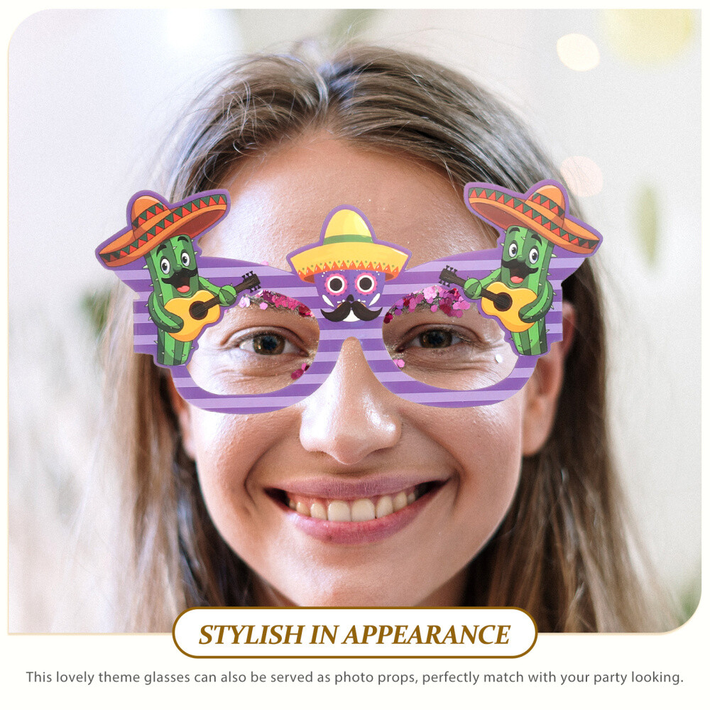 12 Pcs Mexican Party Favors Props Mexican Glasses Mexican Theme Glasses