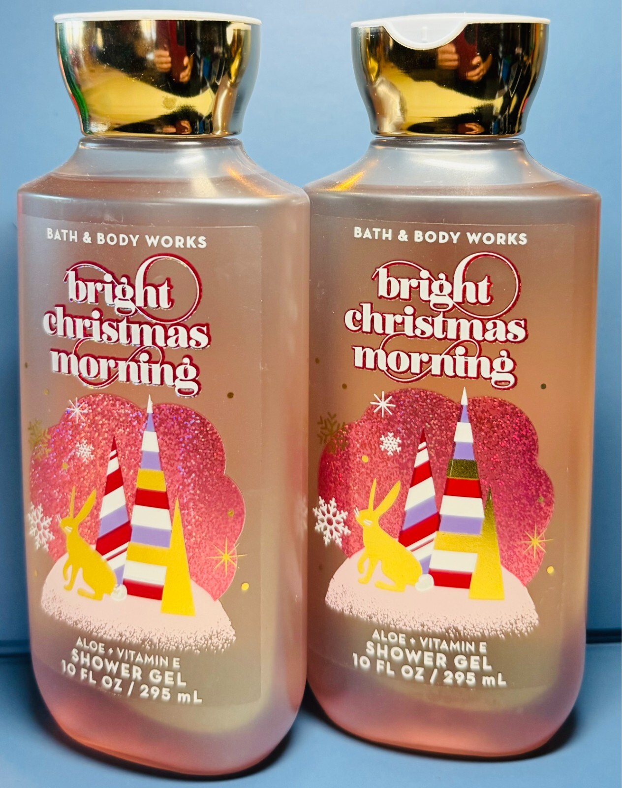 NEW Bright Christmas Morning 2X Shower Gel by Bath & Body Works with Free Shipping