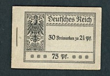 Deutsches Reich Markenheftchen 6a postfrisch vollst&auml;ndig