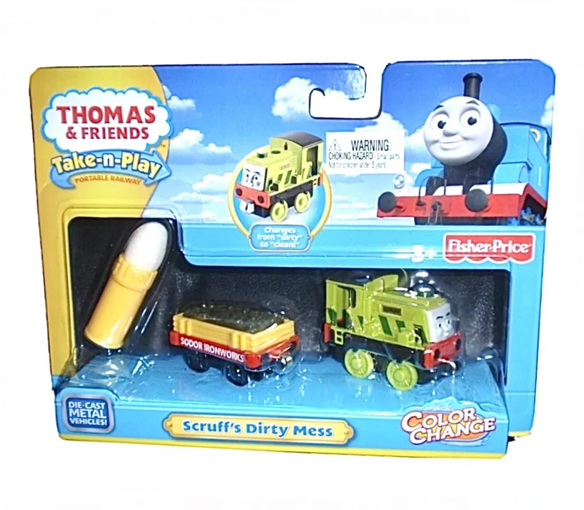 Thomas Friends Take N Play Color Change Scruff s Dirty Mess
