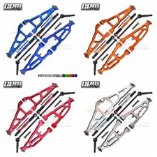GPM Alloy Front Upper Lower Suspension Arm  Tie Rod Set for LOSI 1/10 BAJA REY