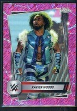 2025 Topps Chrome WWE Xavier Woods Pink Shimmer Refractor