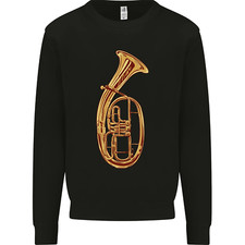 Tenorhorn Brass Musical Instrument Kids Sweatshirt Jumper