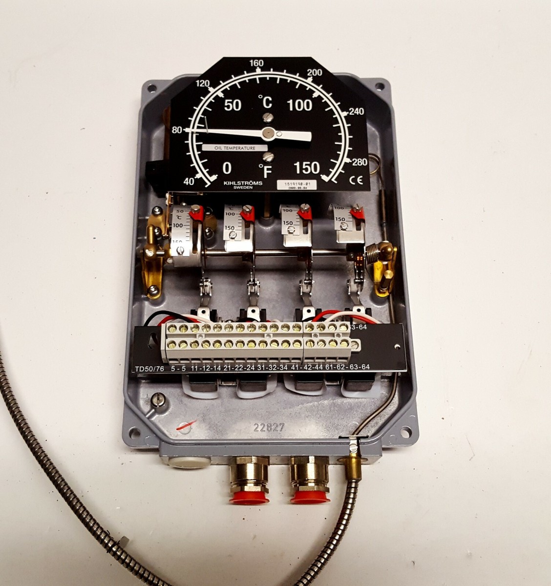 AKM Kihlstroms Oil Thermometer Indicator TD34 | eBay