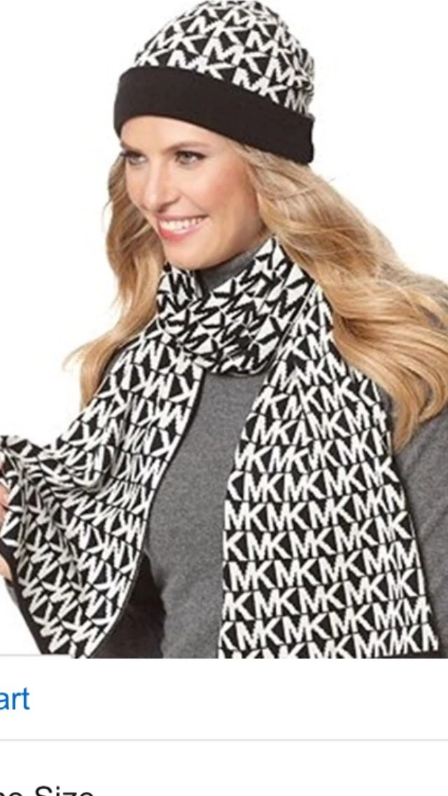 Michael kors hotsell scarf black