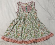 Matilda Jane Whirling Twirling Dress Happy And Free Girls Size 2