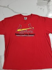 Vintage Nike St Louis Cardinals 06 World Series Champs Unisex T Shirt Size 2XL