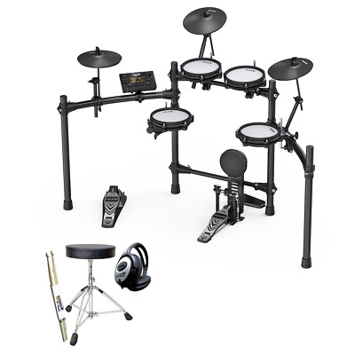 Nux DM-210 E-Dum elektronisches Schlagzeug Drumset + keepdrum Zubehör-Set