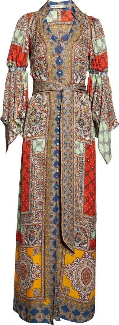 Handkerchief maxi dress sale