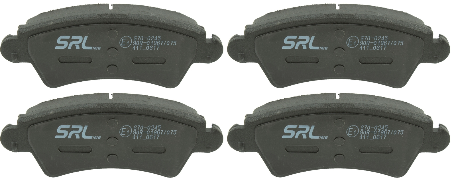 Plaquettes de frein Peugeot 206 haute résistance thermique avec plaque anti-vibration