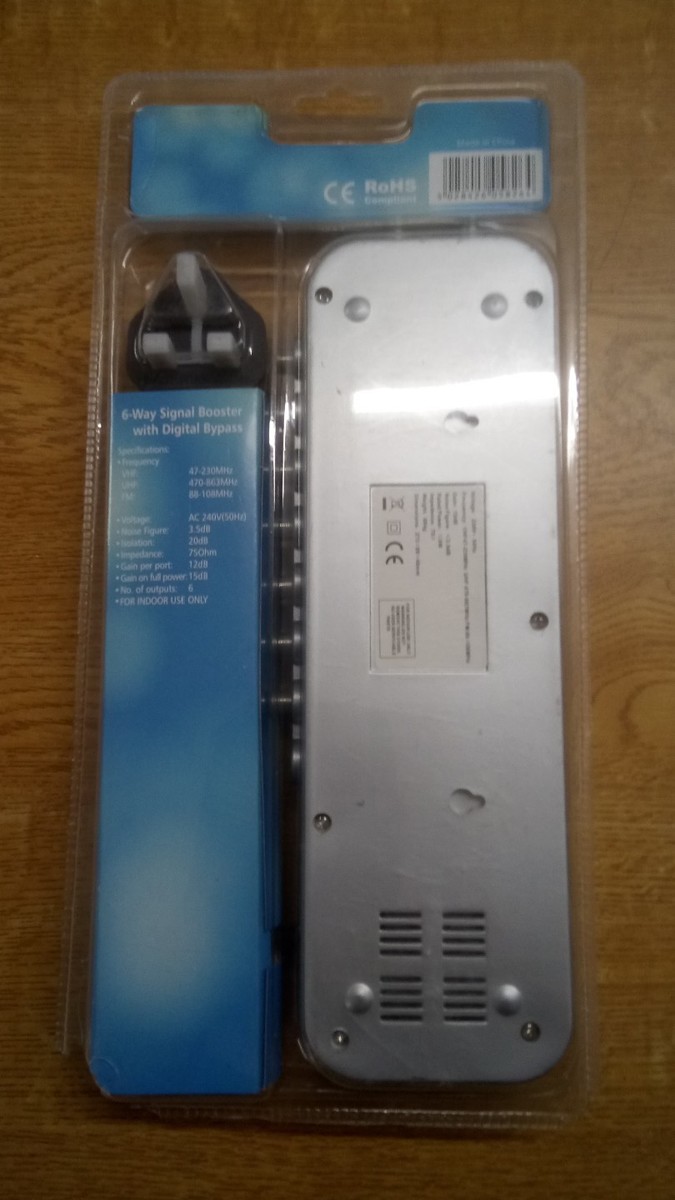 Amplificatore Distribuzione TV, Booster 8 Vie • EUR 34,07 - Foto 6