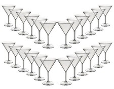 Clear Polycarbonate Martini Glass 7oz – Reusable Plastic Cocktail Drinkware