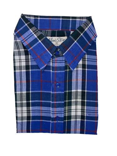 Vintage XL SEARS PERMA PREST シャツ 古着 70s Sears Perma-Prest ブロック チェック プリント