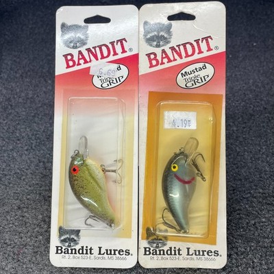 Pre Pradco Bandit 100 Series Vintage Crankbait Red Package 1/4oz 2'' Choose Color