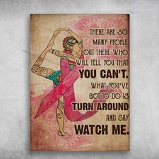Yoga Poster, Yoga Girl, Awareness Ribbon, There Are So Many People Out There,...