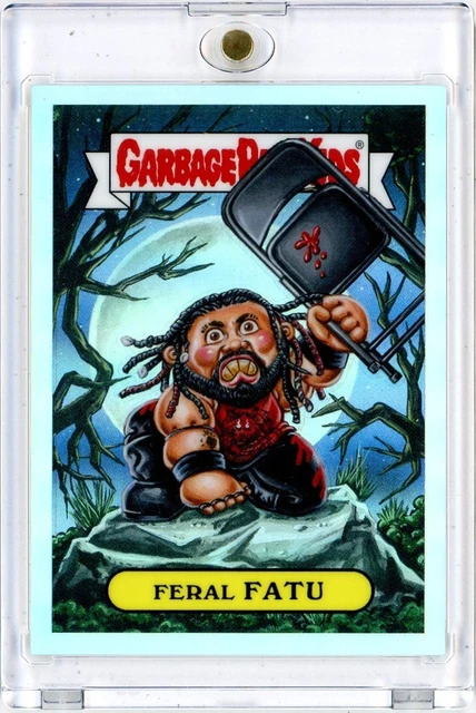 2026 Topps Chrome WWE Feral Fatu Garbage Pail Kids Case Hit SSP Jacob Fatu
